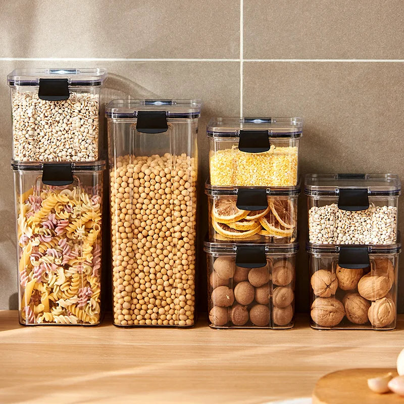 Kit pote de alimentos com travamento e vedação