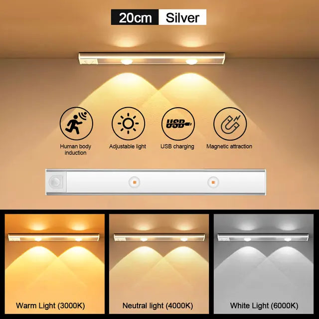 Sensor de Movimento Interno com Luz de LED